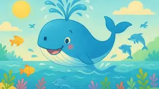 Balina Şarkı Söyler 🐋 | Türkçe Deniz Temalı Çocuk Şarkısı | Pamuk Şeker Hikayeleri #çocukşarkıları