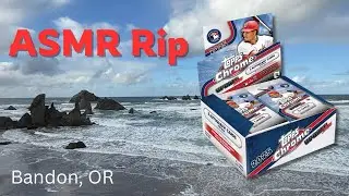 Bandon Beach storm 2025 Topps Chrome Update jumbo rip ASMR