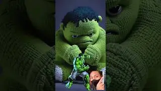 Super heroes but crochet dolls 💥 All Characters #avengers #shorts #marvel