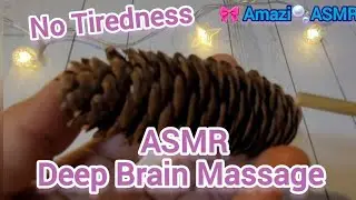 🎀 ASMR Deep Brain Massage Sleep Not tired Sweep Tap Wipe Brush Natural Wood Sound 深層大腦按摩Amazi🫧ASMR