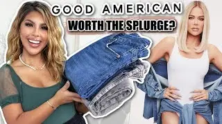 ✨GOOD AMERICAN DENIM REVIEW!✨DOES IT FIT PETITES? IS IT REALLY WORTH THE SPLURGE? SALE SECTION FINDS