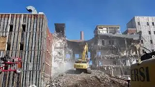 RDMVTL 18,925 ~ 10 11 2016 42 {MY TOWN HISTORY} HOSPITAL DEMOLITION @ CORNING , NY
