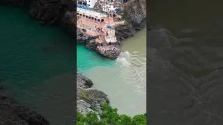 🌊 Devprayag Sangam &ndash; The Sacred Birthplace of River Ganga | Uttarakhand Travel Vlog 🌄 #shorts