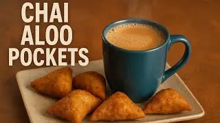 Crispy Suji Aloo Pockets with Chai | Perfect Evening Snack 