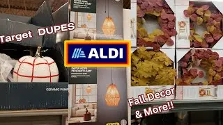 *NEW* AMAZING ALDI FALL SHOP WITH ME 2023🍂☕️/TARGET DUPES/ALDI NEW FINDS!!/FALL DECOR AND MORE!!