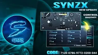 Synzx sensitivity & control code 2024 | Synzx sensitivity code pubg/bgmi (New 3.0 update)