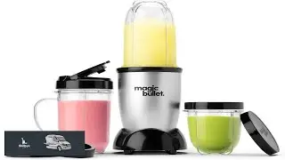 Magic Bullet Blender Small Silver 11 Piece Set