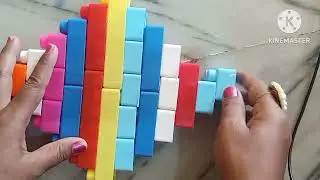 building blocks games for kids/ fish , heart making with blocks/ kids  educational toys /