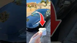 Tesla hack with Air Pods #tesla #automobile