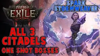 [T16+4] Iron, Copper & Stone Citadels - Quick look at how far I found them & boss fights #poe2