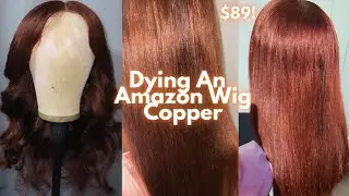 COPPER WIG | Affordable Amazon Wig | Hedy Hair Amazon | Bleach Bath Method