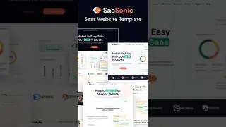 SaaSonic - SaaS Website Template #saas #agency #app