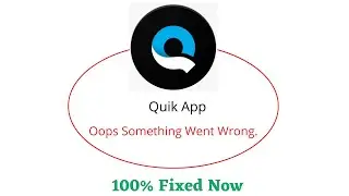 Fix Quick Oops Something Went Wrong Error. Please Try Again Later Problem Error Solved