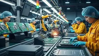 Inside a Laptop Factory: Watch Every Step of Laptop Creation in Ultra-Realistic Detail&rdquo;