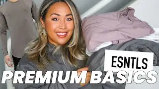 ESNTLS LOUNGEWEAR HAUL | Premium Basics Try-On, Review + Discount Code 2022!