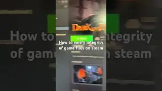 How to verify integrity of game files on steam