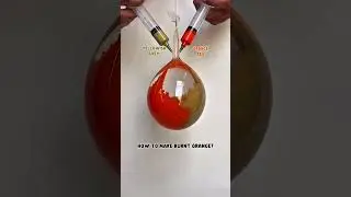 Making Burnt Orange Color!