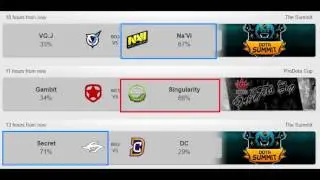 DOTA 2 Lounge Betting Predictions - VG.J Vs Na'Vi, Secret Vs DC, And More