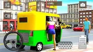 New Tuk Tuk Auto Ricksha Vehicles simulator Passengers Pickup | Android Tuk Tuk Simulator  Gameplay