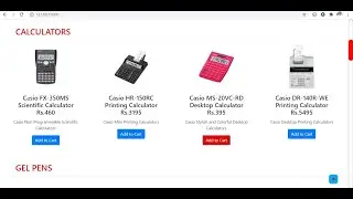 Stationary Shop Django Project  || Python Django Major Project