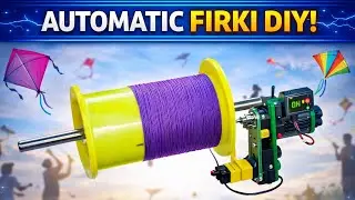 AUTOMATIC FIRKI DIY for kite festival thrade 600rpm micro motor #youtube #kitefestival #DIY #viral