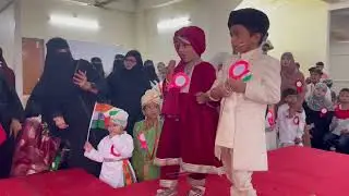 15 August Celebration an Act on Indian Couples by  Preprimary Students from ILM THE SCHOOL 