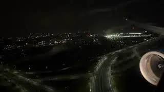Stormy Delta A330-300 Landing AMS | Delta One Seat 5J