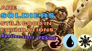 Withe/Red/Blue - Soldiers Deck - MTG Arena Foundations Standard