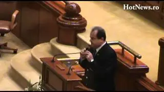 Contre intre Victor Ponta si Vasile Blaga - Plenul Parlamentului, 3 iulie