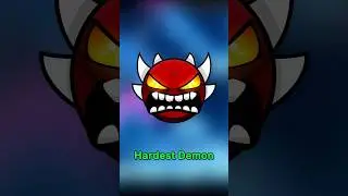 GEOMETRY DASH'S HARDEST DEMON FROM EACH YEAR (END OF 2023 UPDATED) #shorts #geometrydash