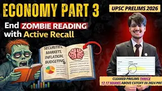UPSC PRELIMS 2026: ECONOMY ACTIVE RECALL | CLASS 3| Securities, inflation, budget, taxation 