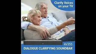 ZVOX AccuVoice AV355 Dialogue Clarifying Soundbar &ndash; Patented Hearing Technology, Voice Boost
