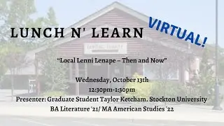 Lunch N' Learn: 