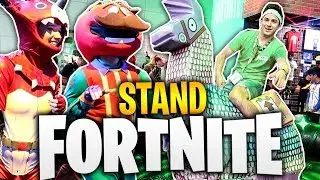 HO CAVALCATO IL VERO LAMA!! IL GIGANTE STAND DI FORTNITE!