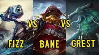MLBB VS LOL WR VS AOV - BANE VS CREST VS FIZZ - SQUID HERO SKILL EFFECT COMPARISON
