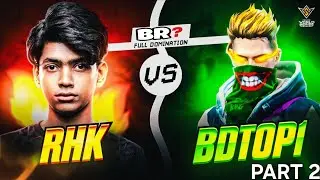 BD TOP 1 VS RHK | FULL DOMINATION |  4V4 GAME PLAY | HOW WIN ?? 