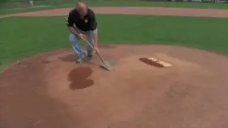 How to fix holes in your fields pitching mound using clay