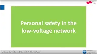 Personal safety in the low-voltage network | iMooX.at