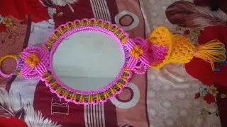 Macrame mirror kaise banaye| macrame mirror design