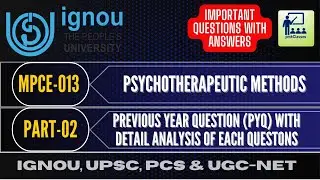 IGNOU  MPCE-013  PREVIOUS YEAR QUESTIONS (PYQ) AND MOST  IMPORTANT QUESTIONS WITH ANSWERS (PART-02)