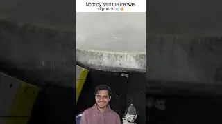 Слава богу, видео оборвалось, иначе он бы упал😭😭