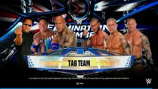 Team Rock Vs Team Randy Orton - Tag Team Elimination Match | WWE 2k25 