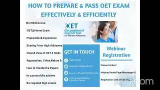 OET@Home(Free Webinar)