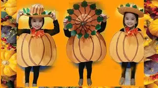 HOW TO MAKE PUMPKIN COSTUME FOR NUTRITION MONTH