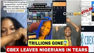 Cbex crash:Cbex trading platform leaves Nigerians in tears their money gone after investing millions
