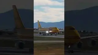 beautiful view of airplanes when landing eps.585