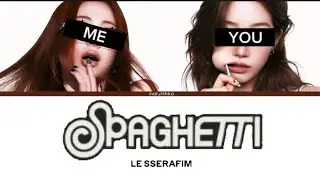 SPAGHETTI - LE SSERAFIM | SING WITH ME Russian Karaoke [ Ver. 2 ]