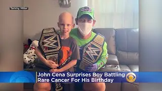 John Cena Surprises Boy Battling Rare Cancer For His Birthday