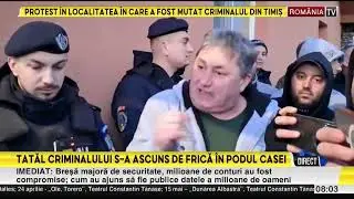 Revolta a degenerat în comuna bunicilor ucigașului lui Mario!