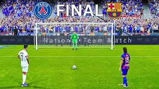 Barcelona vs Paris SG \ Messi vs Ronaldo \ Neymar vs Mbappe \ Penalty Shootout \ FINAL